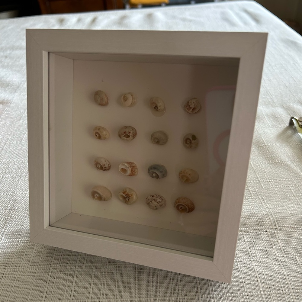 Handmade Framed Shell Art - Picture 2 of 9